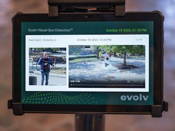 Evolv Visual Gun Detection Tablet