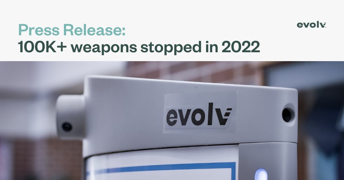 Press Release Thumbnail: 100+ weapons stopped in 2022